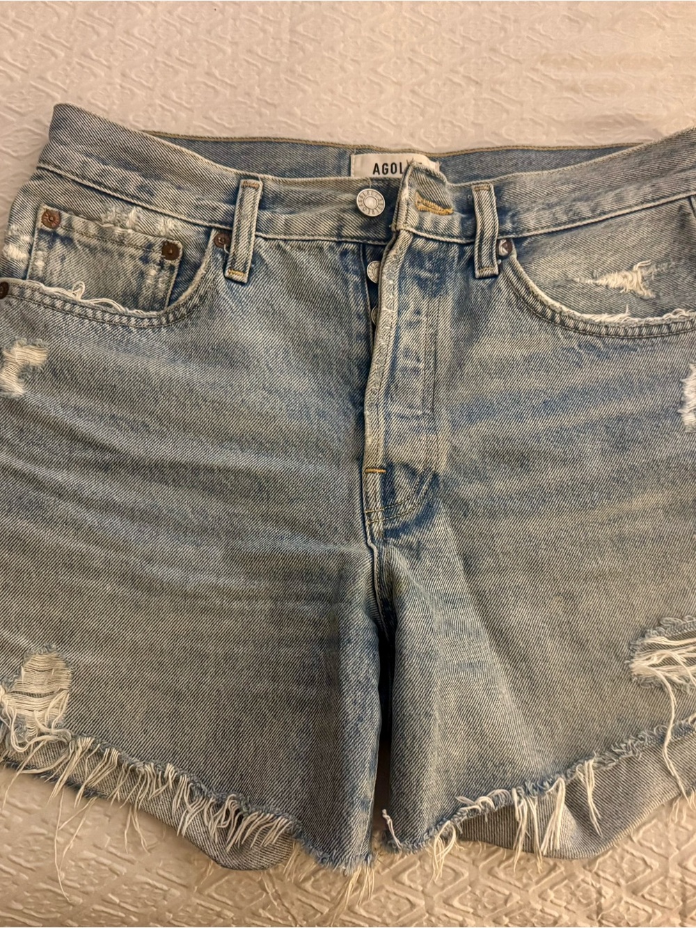 Agolde Parker Long Shorts